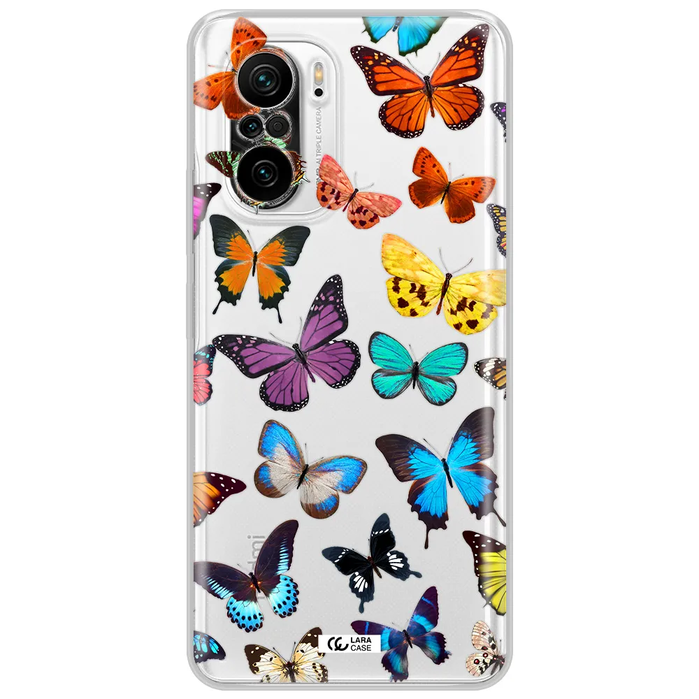 Colorful Butterflies Xiaomi Poco F3 Clear Tpu Case