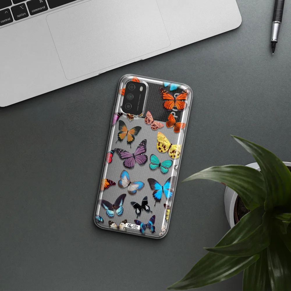 Colorful Butterflies Xiaomi Poco M3 Clear TPU Case