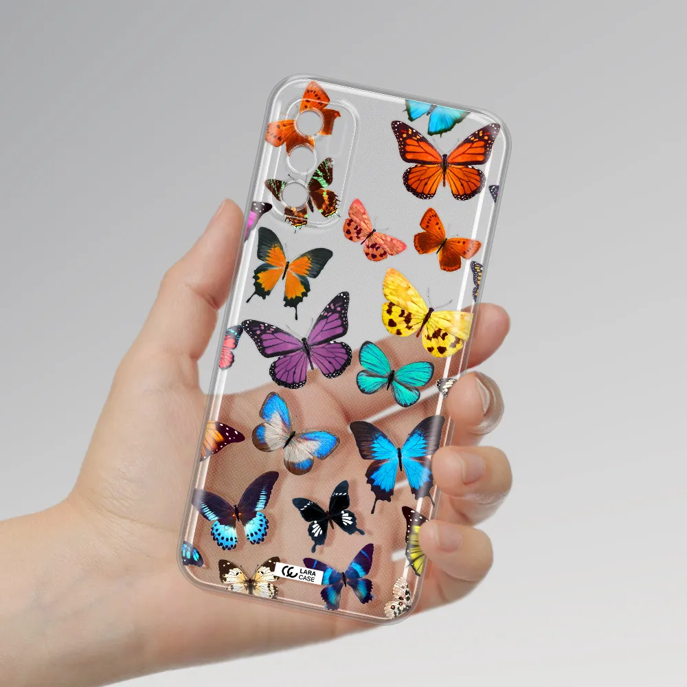 Colorful Butterflies Xiaomi Poco M3 Pro Clear Tpu Case