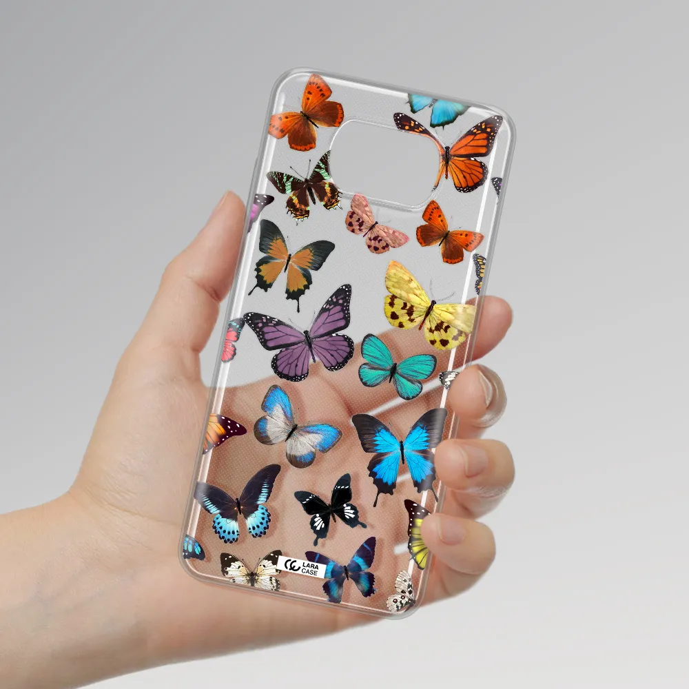 Colorful Butterflies Xiaomi Poco X3 Clear TPU Case