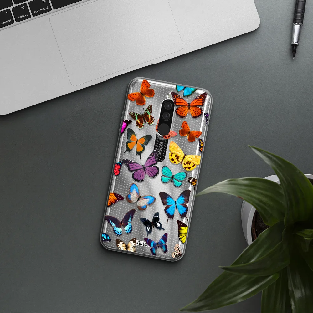 Colorful Butterflies Xiaomi Redmi 8 Clear Tpu Case