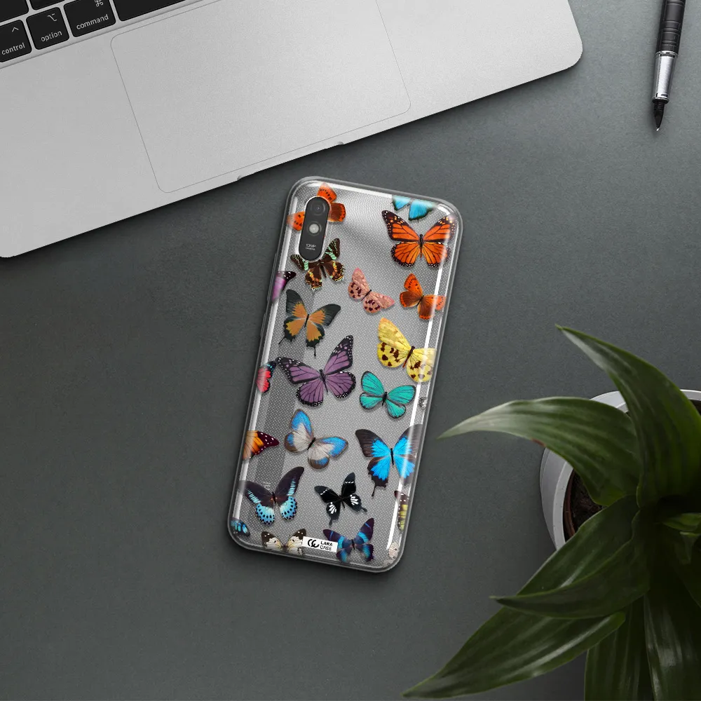 Colorful Butterflies Xiaomi Redmi 9A Clear TPU Case