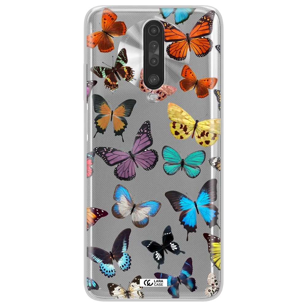 Colorful Butterflies Xiaomi Redmi K30 Clear TPU Case
