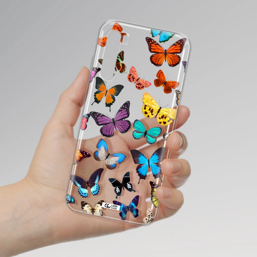 Colorful Butterflies Xiaomi Redmi Note 8T Clear Tpu Case