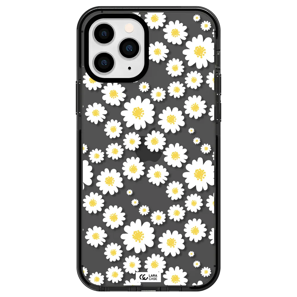 Papatia Pattern Apple iPhone 11 pro max impact Smoke Black Case