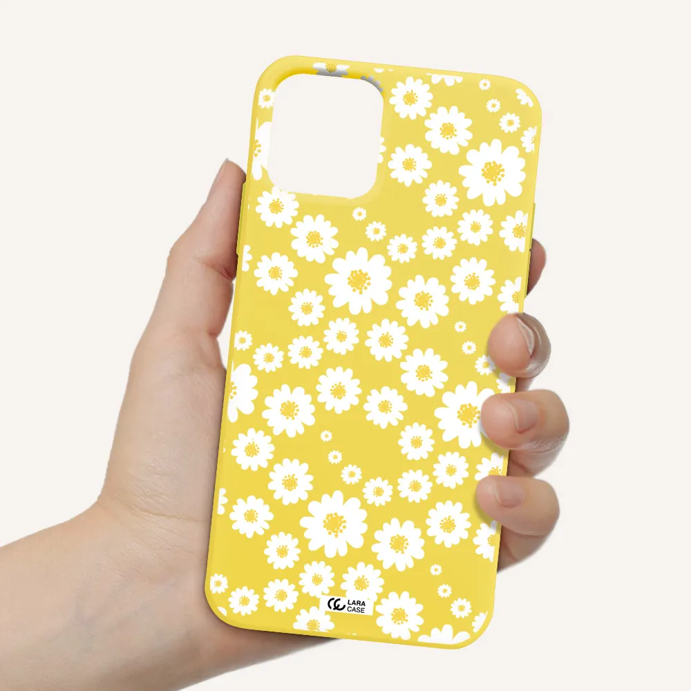 Papatia Pattern Apple iPhone 11 pro max Silicone canary yellow Case