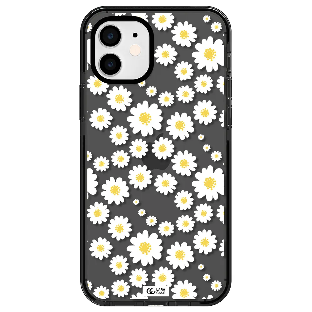 Papatia Pattern Apple iPhone 12 impact Smoke Black Case