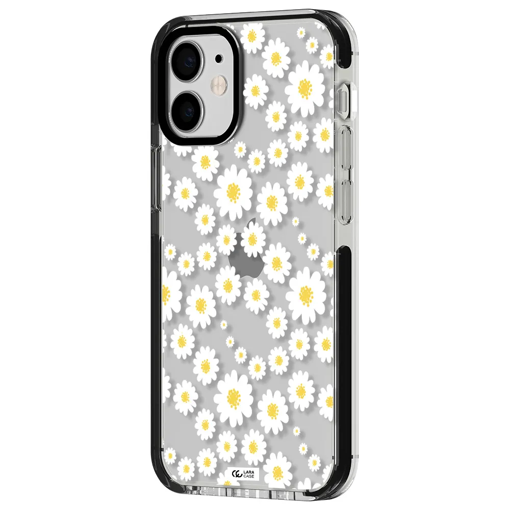 Papatia Pattern Apple iPhone 12 mini impact black border Case