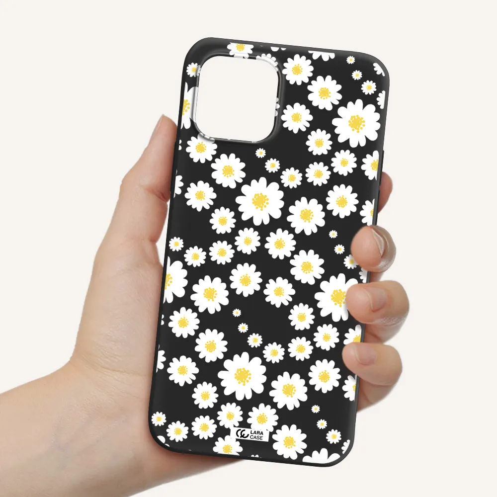 Papatia Pattern Apple iPhone 12 mini Silicone black Case