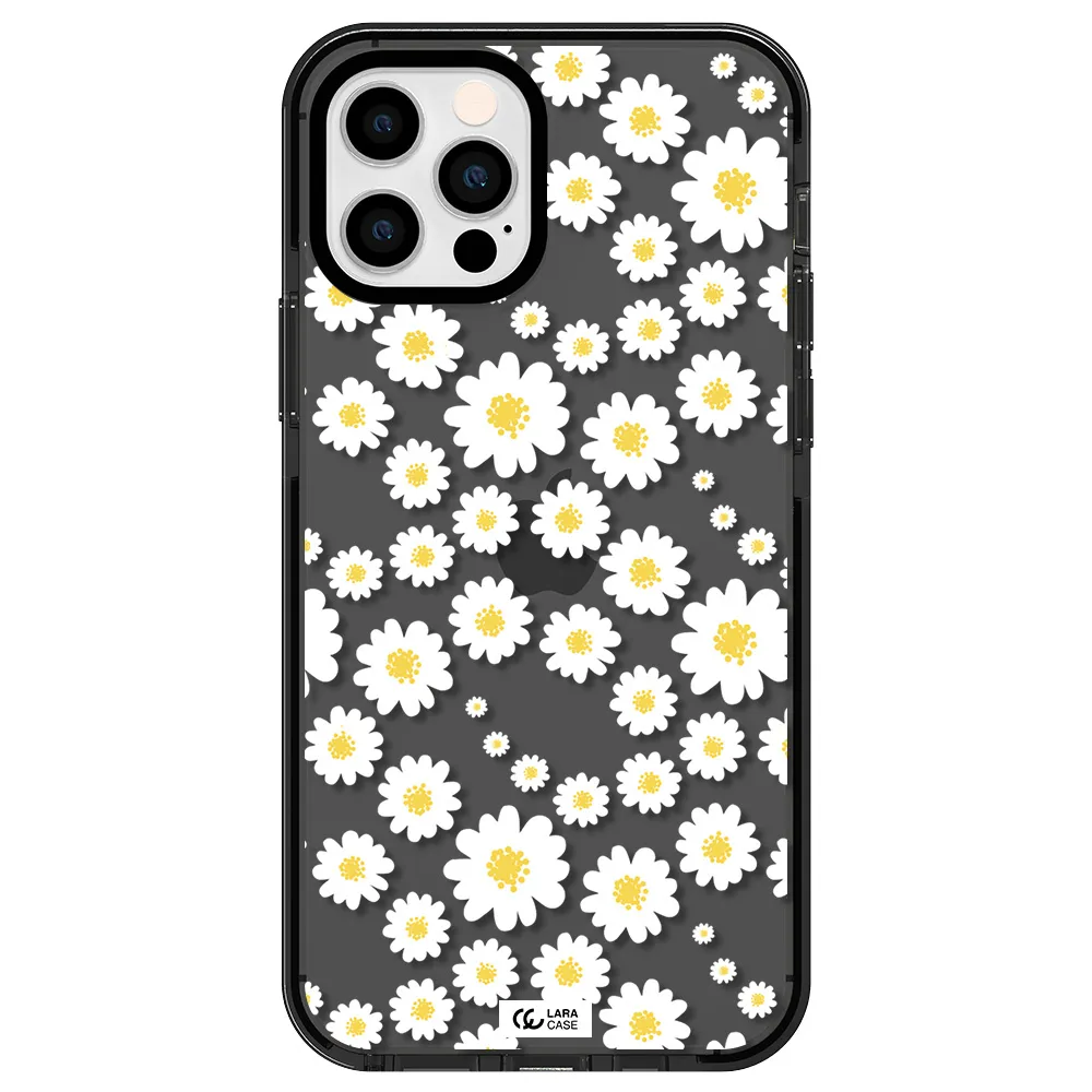 Papatia Pattern Apple iPhone 12 pro impact Smoke Black Case