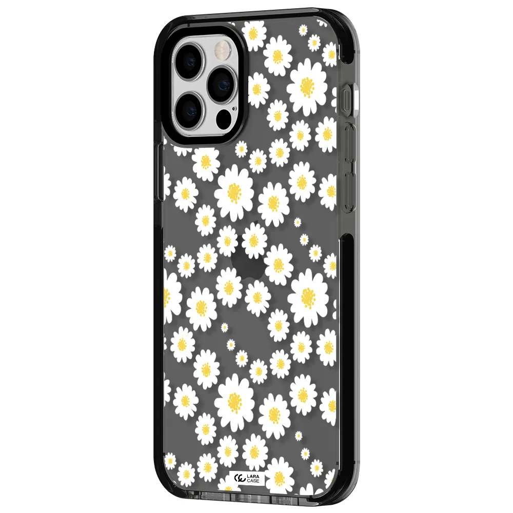 Papatia Pattern Apple iPhone 12 pro impact Smoke Black Case