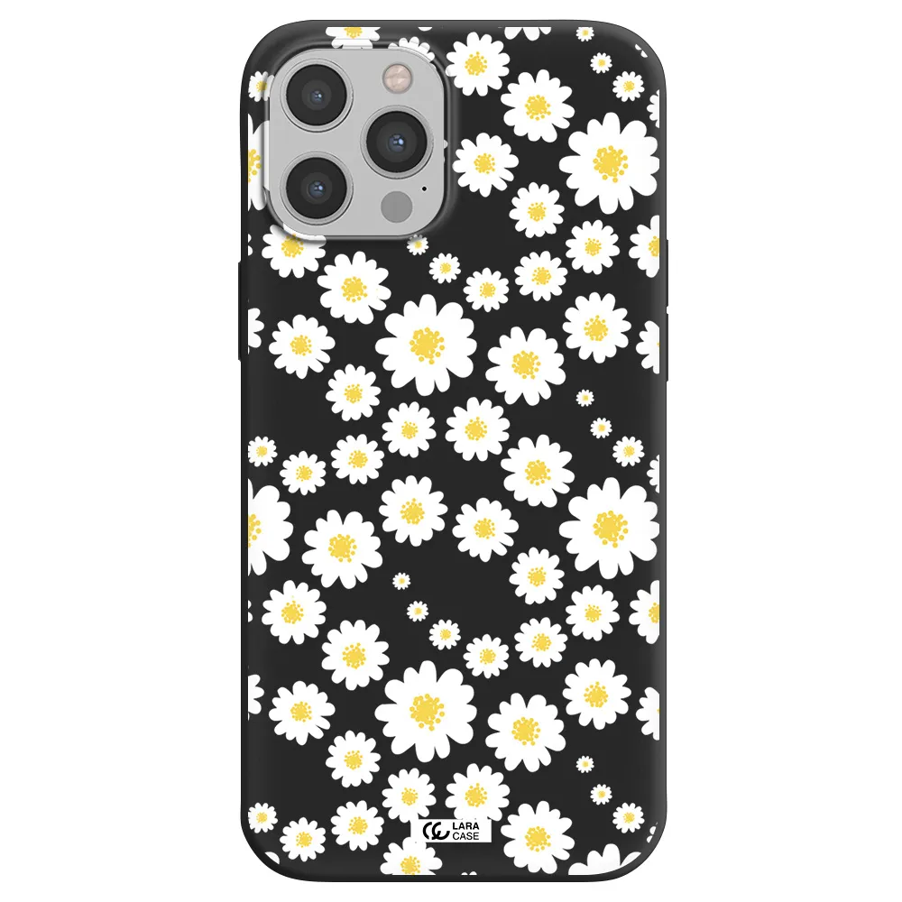 Papatia Pattern Apple iPhone 12 pro max Silicone black Case