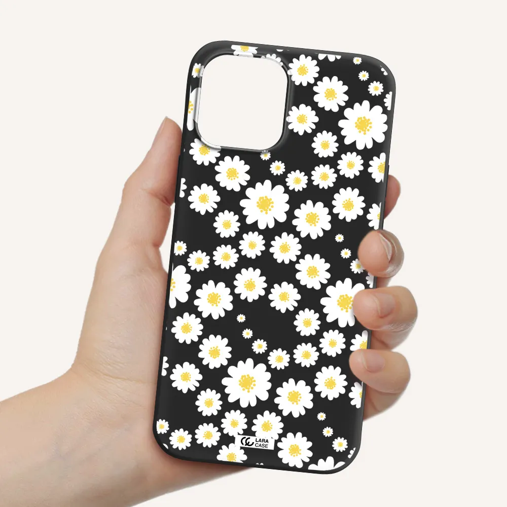 Papatia Pattern Apple iPhone 12 pro Silicone black Case