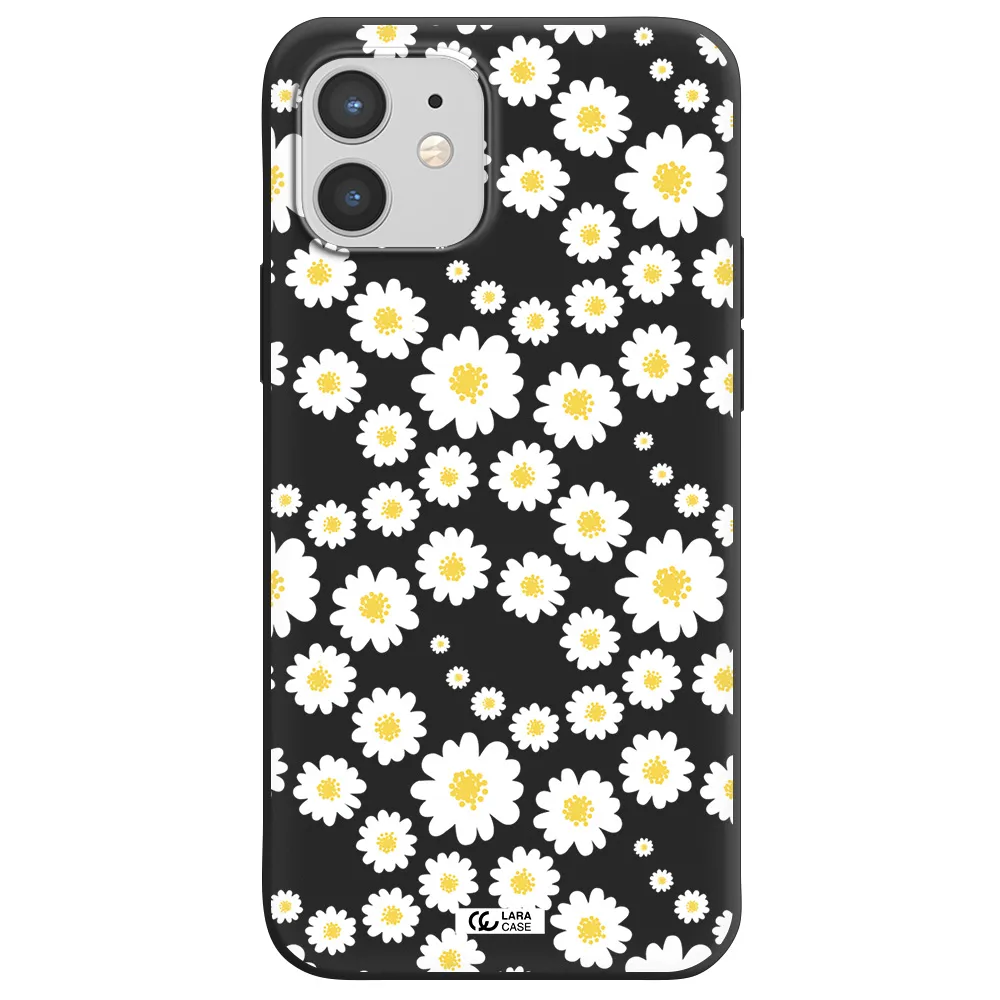 Papatia Pattern Apple iPhone 12 Silicone black Case