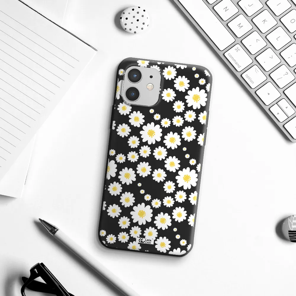 Papatia Pattern Apple iPhone 12 Silicone black Case