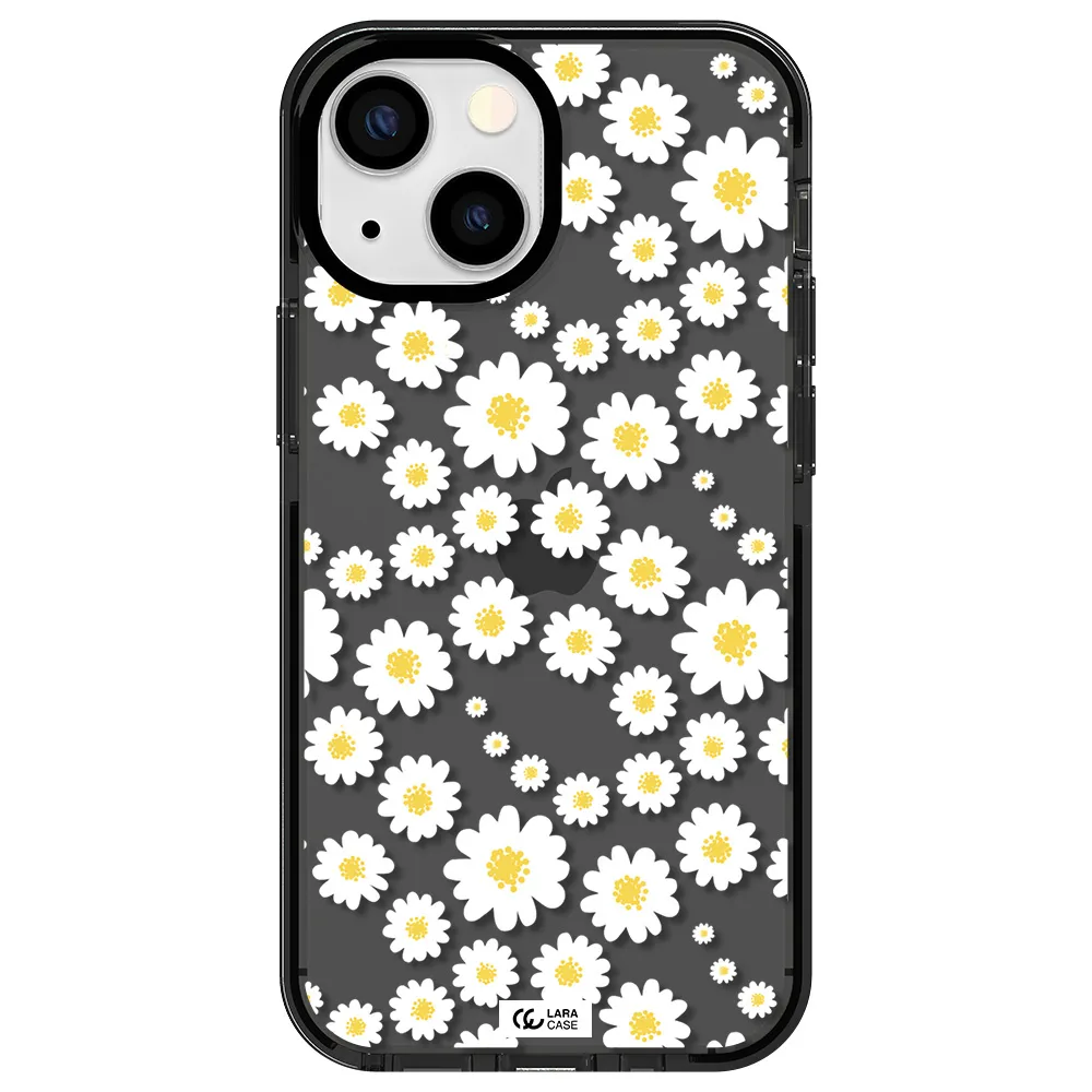 Papatia Pattern Apple iPhone 13 mini impact Smoke Black Case