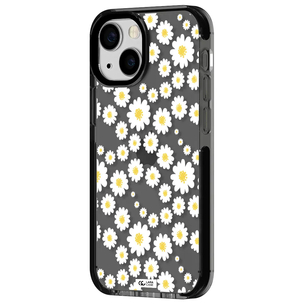 Papatia Pattern Apple iPhone 13 mini impact Smoke Black Case