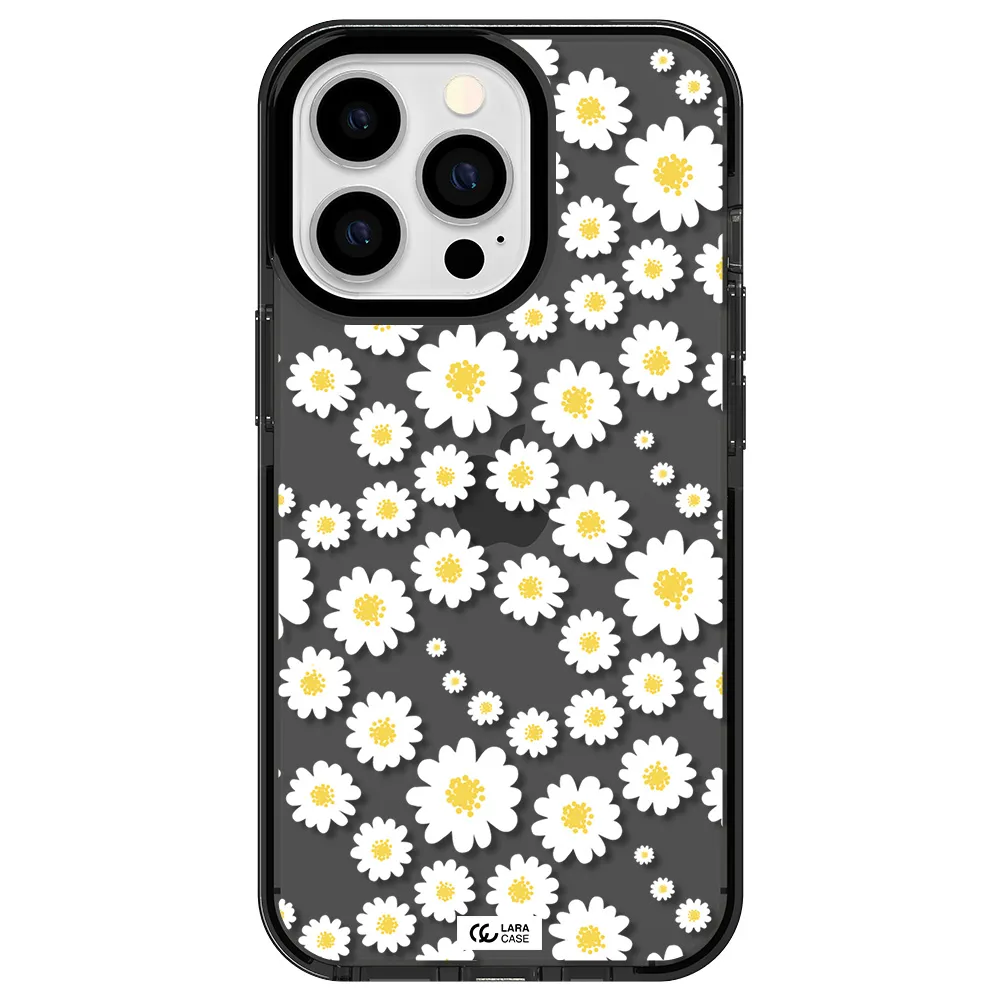 Papatia Pattern Apple iPhone 13 Pro impact Smoke Black Case