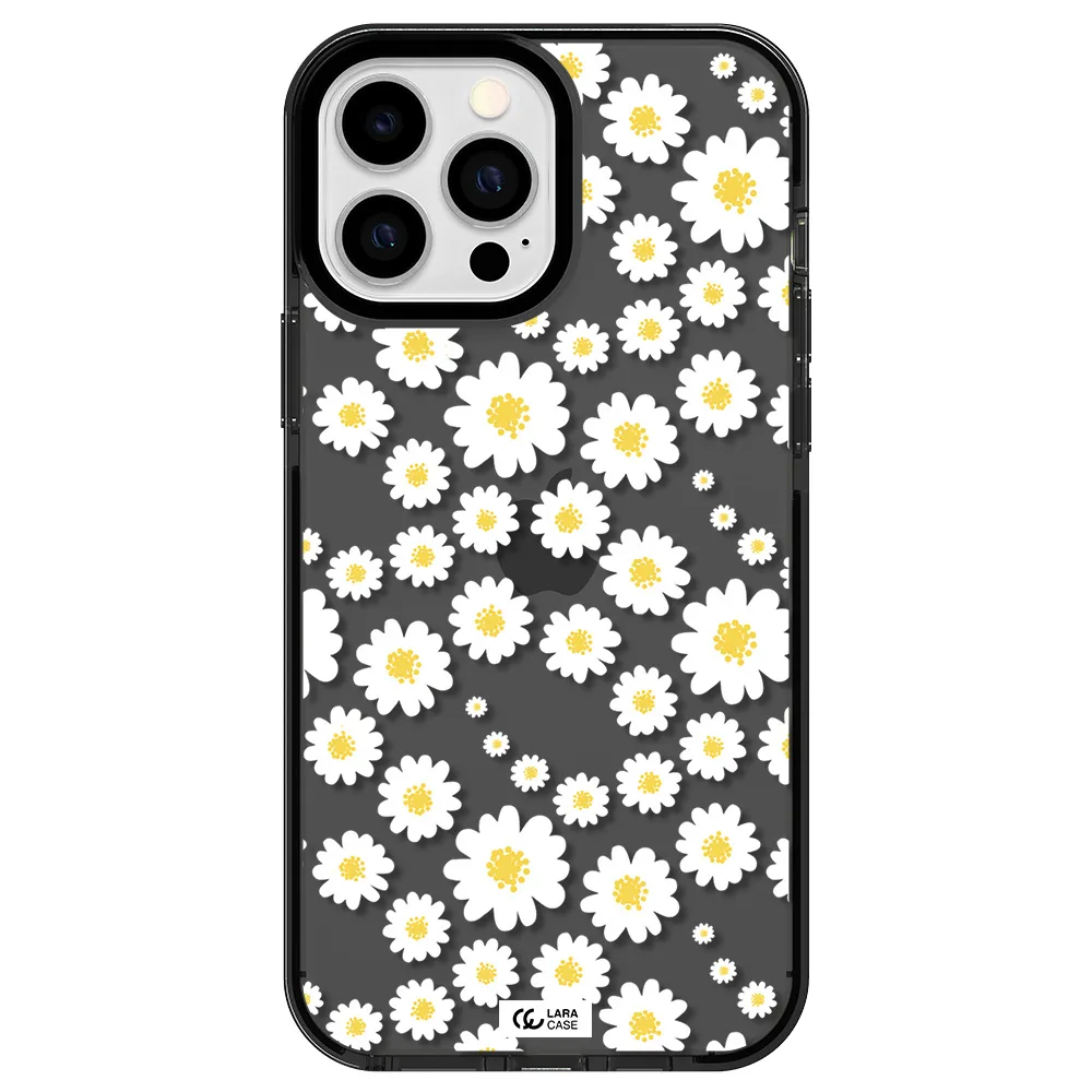 Papatia Pattern Apple iPhone 13 Pro Max impact Smoke Black Case