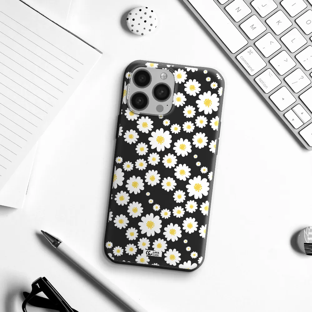Papatia Pattern Apple iPhone 13 Pro Max Silicone black Case