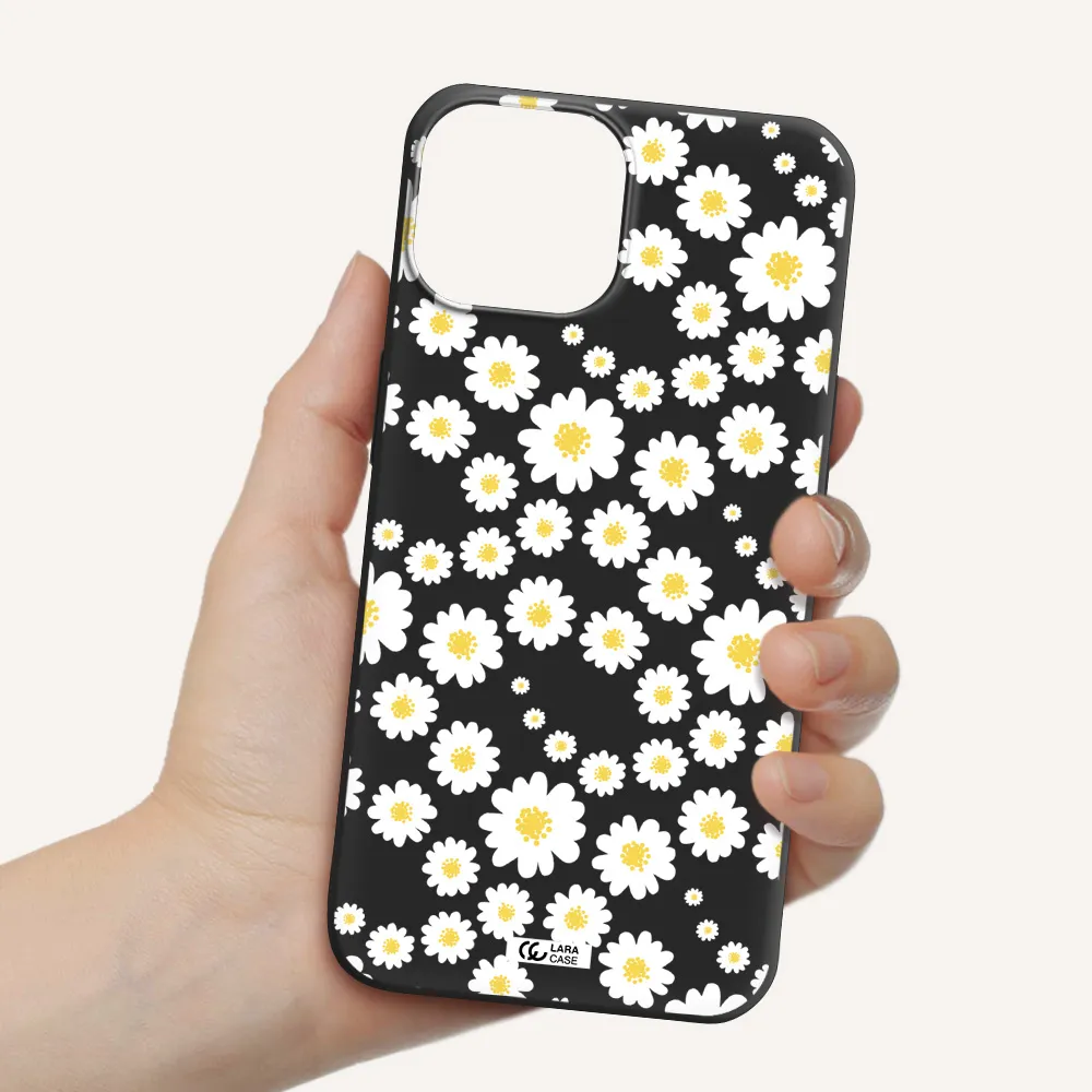 Papatia Pattern Apple iPhone 13 Silicone black Case