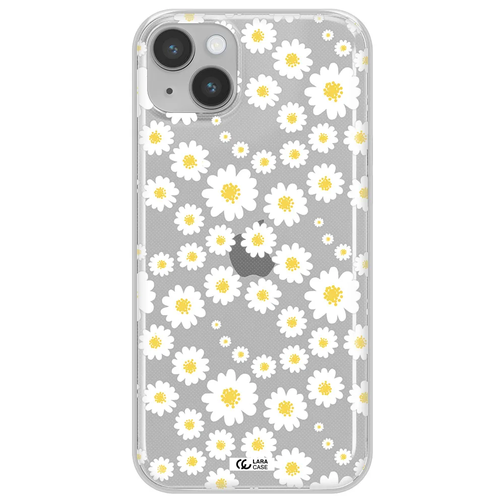 Papatia Pattern Apple iPhone 14 Clear TPU Case