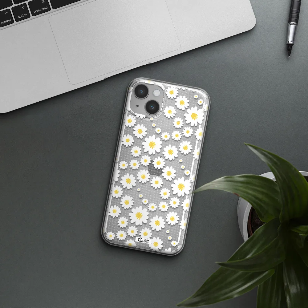 Papatia Pattern Apple iPhone 14 plus Clear TPU Case