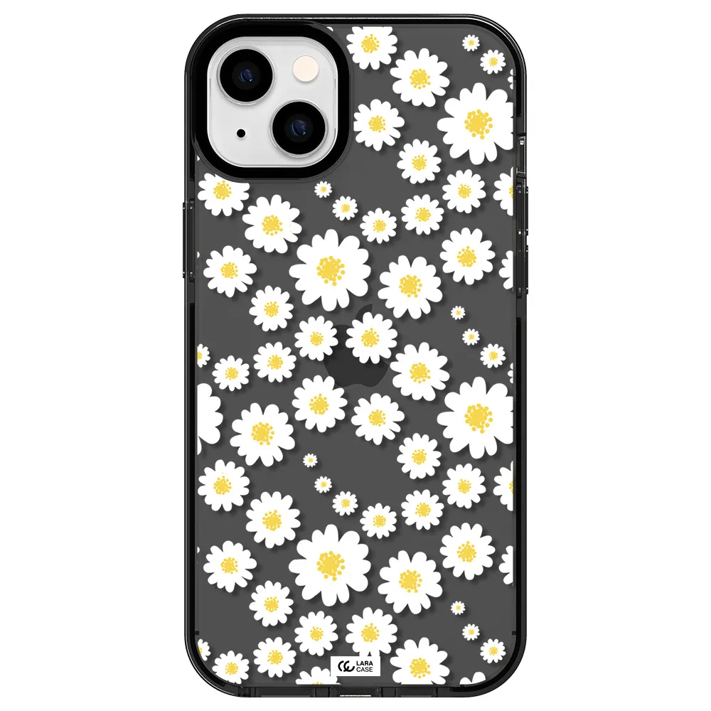 Papatia Pattern Apple iPhone 14 plus impact Smoke Black Case