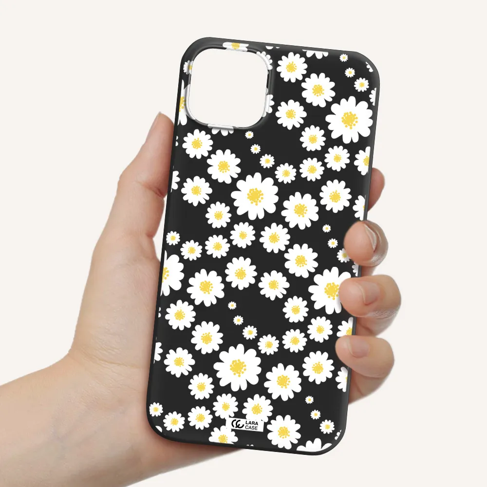 Papatia Pattern Apple iPhone 14 plus Silicone black Case