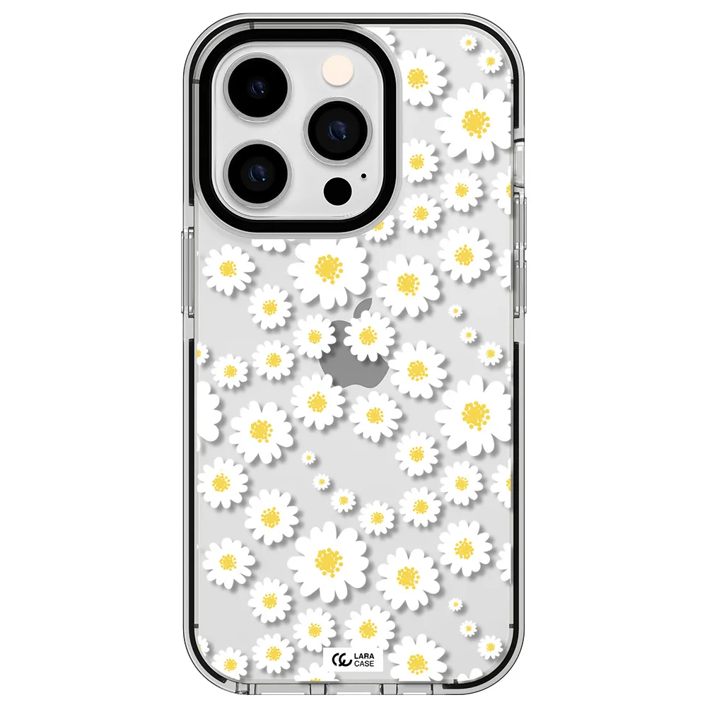 Papatia Pattern Apple iPhone 14 pro impact black border Case