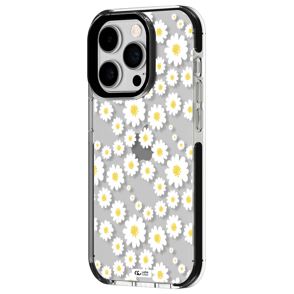 Papatia Pattern Apple iPhone 14 pro impact black border Case