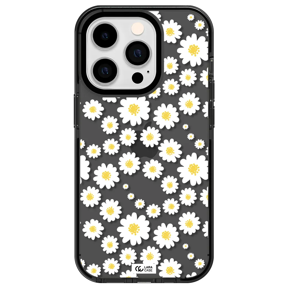 Papatia Pattern Apple iPhone 14 pro impact Smoke Black Case