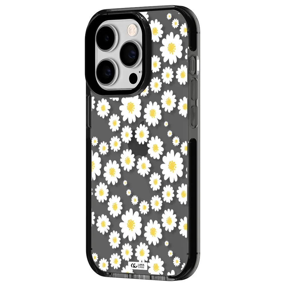 Papatia Pattern Apple iPhone 14 pro impact Smoke Black Case