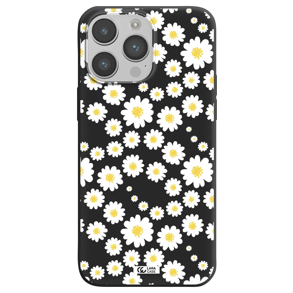 Papatia Pattern Apple iPhone 14 pro max Silicone black Case
