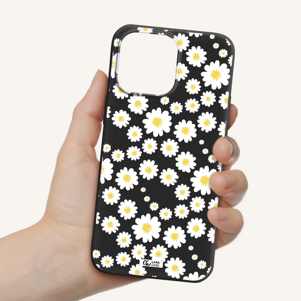 Papatia Pattern Apple iPhone 14 pro max Silicone black Case