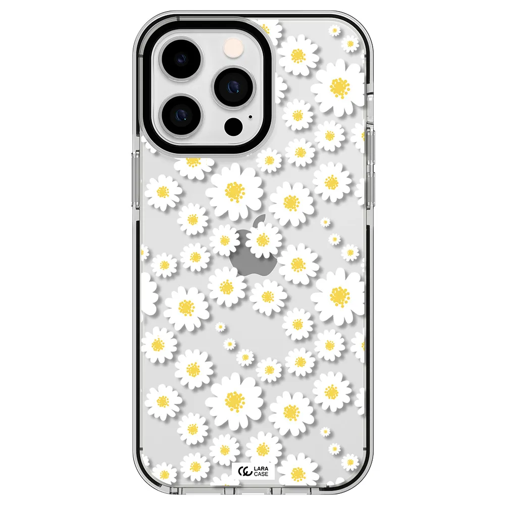 Papatia Pattern Apple iPhone 15 Pro Max impact black border Case