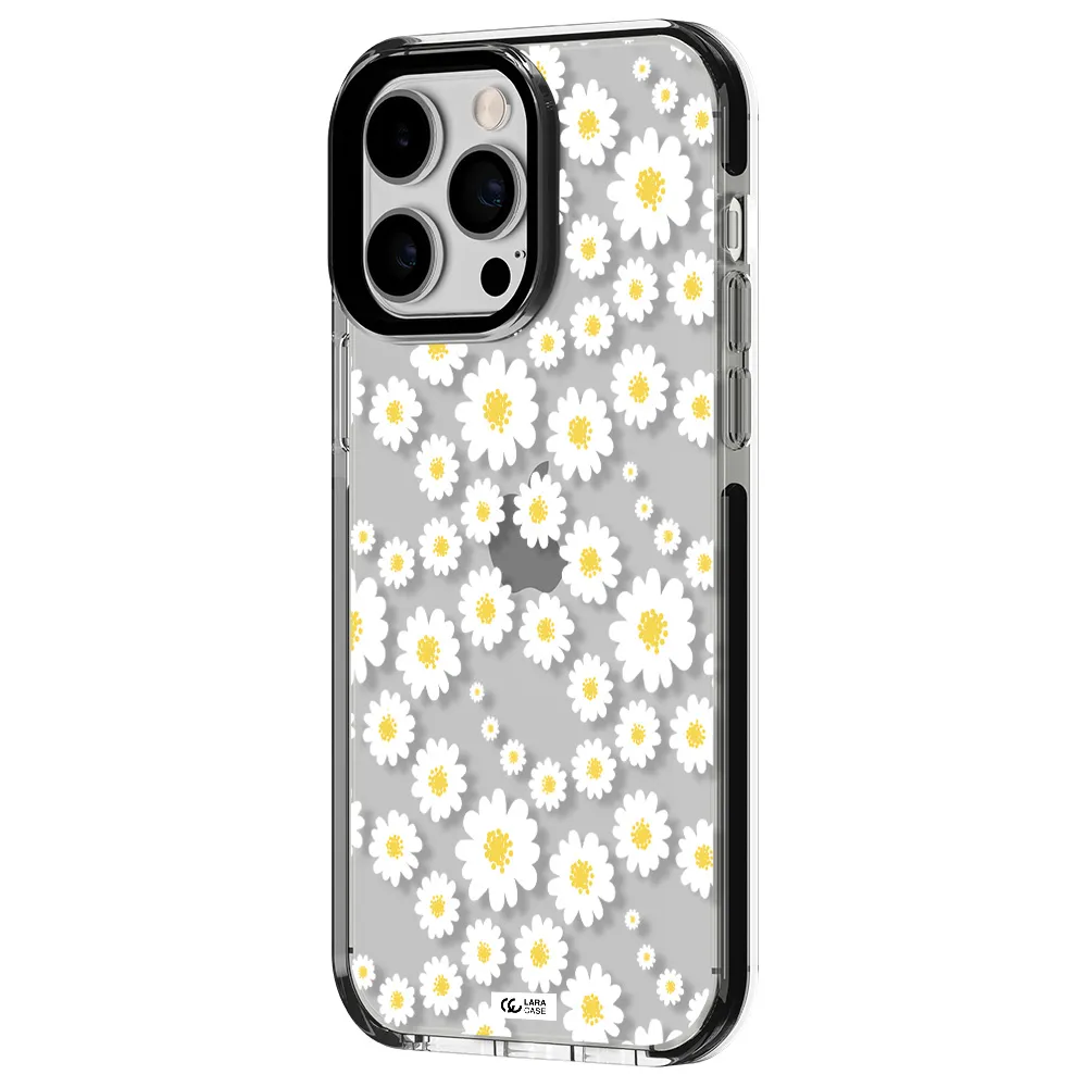 Papatia Pattern Apple iPhone 15 Pro Max impact black border Case