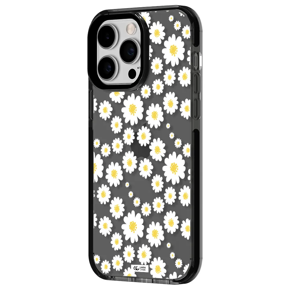 Papatia Pattern Apple iPhone 15 Pro Max impact Smoke Black Case