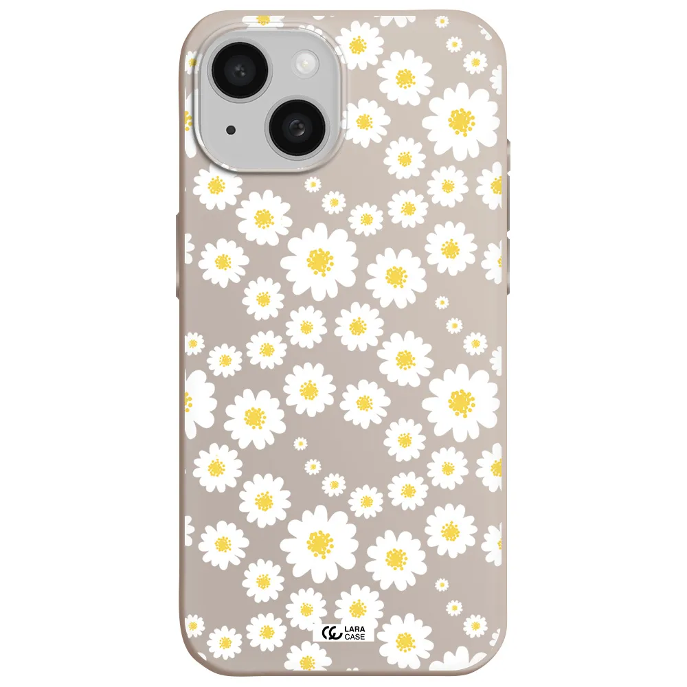 Papatia Pattern Apple iPhone 15 Silicone Stone Case