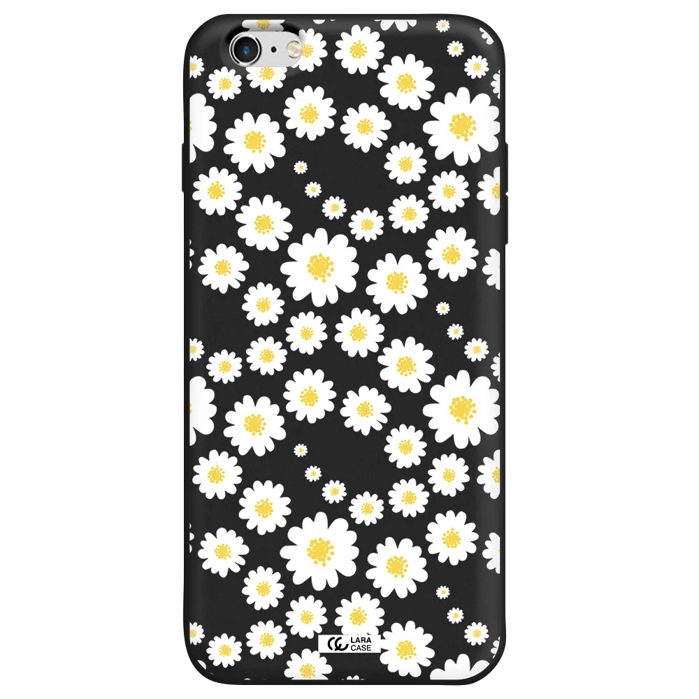 Papatia Pattern Apple iPhone 6 plus Silicone black Case