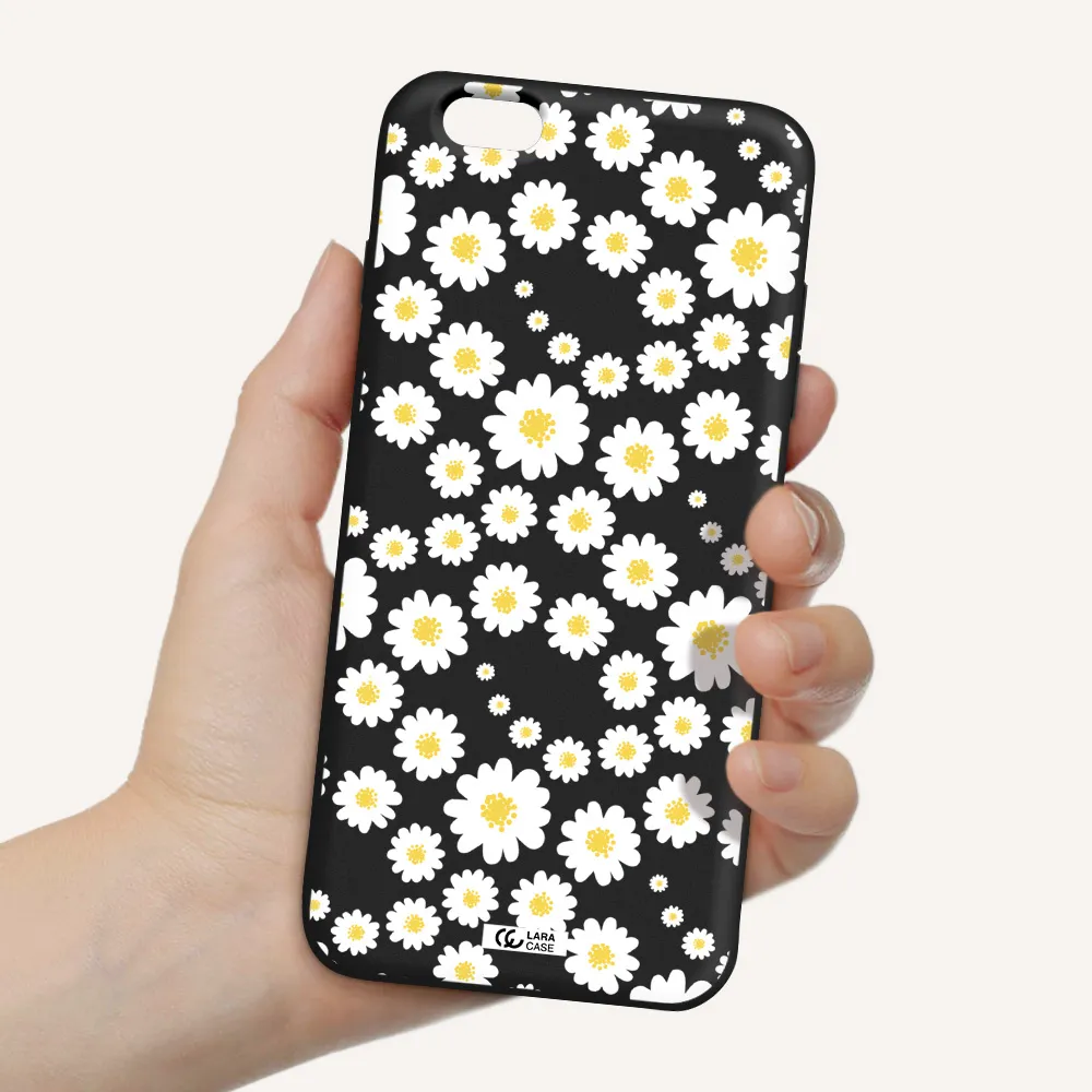 Papatia Pattern Apple iPhone 6 plus Silicone black Case