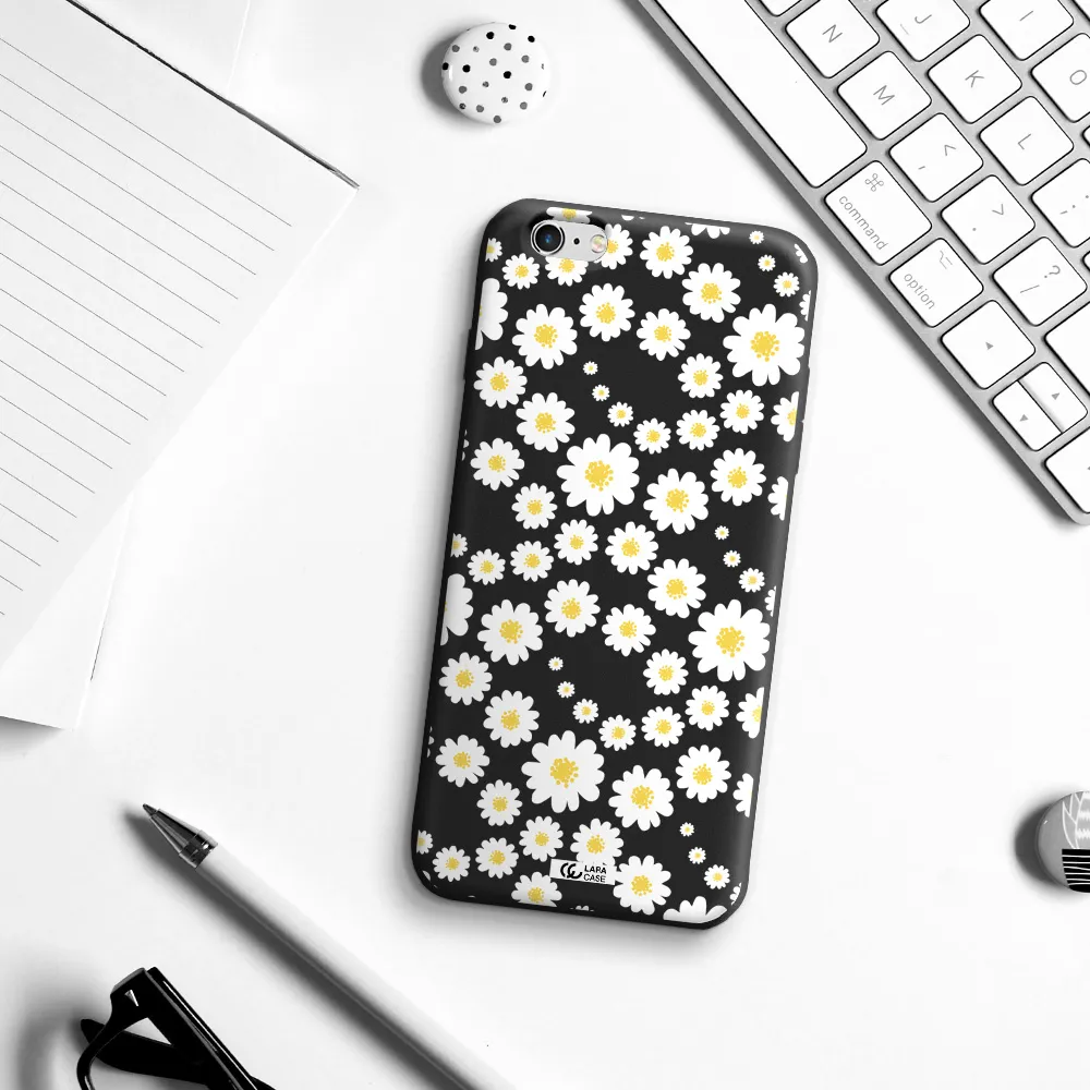 Papatia Pattern Apple iPhone 6 plus Silicone black Case