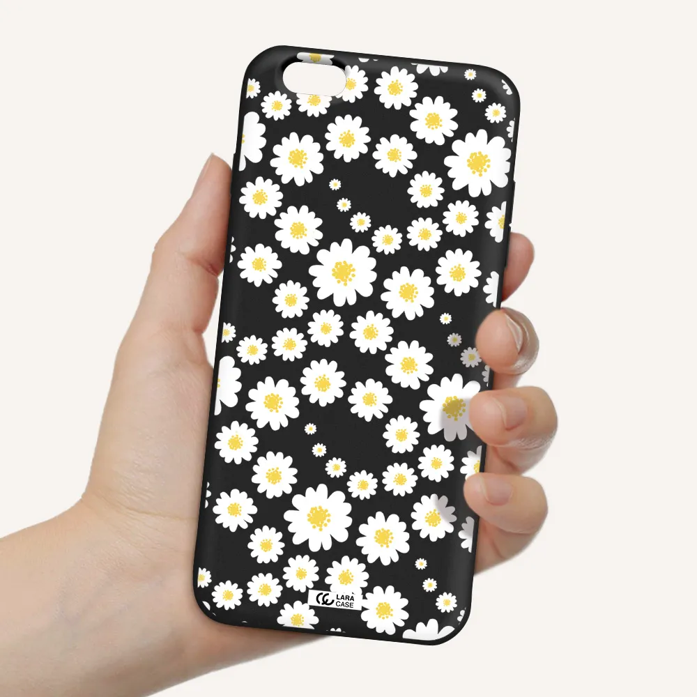 Papatia Pattern Apple iPhone 6 s plus Silicone black Case