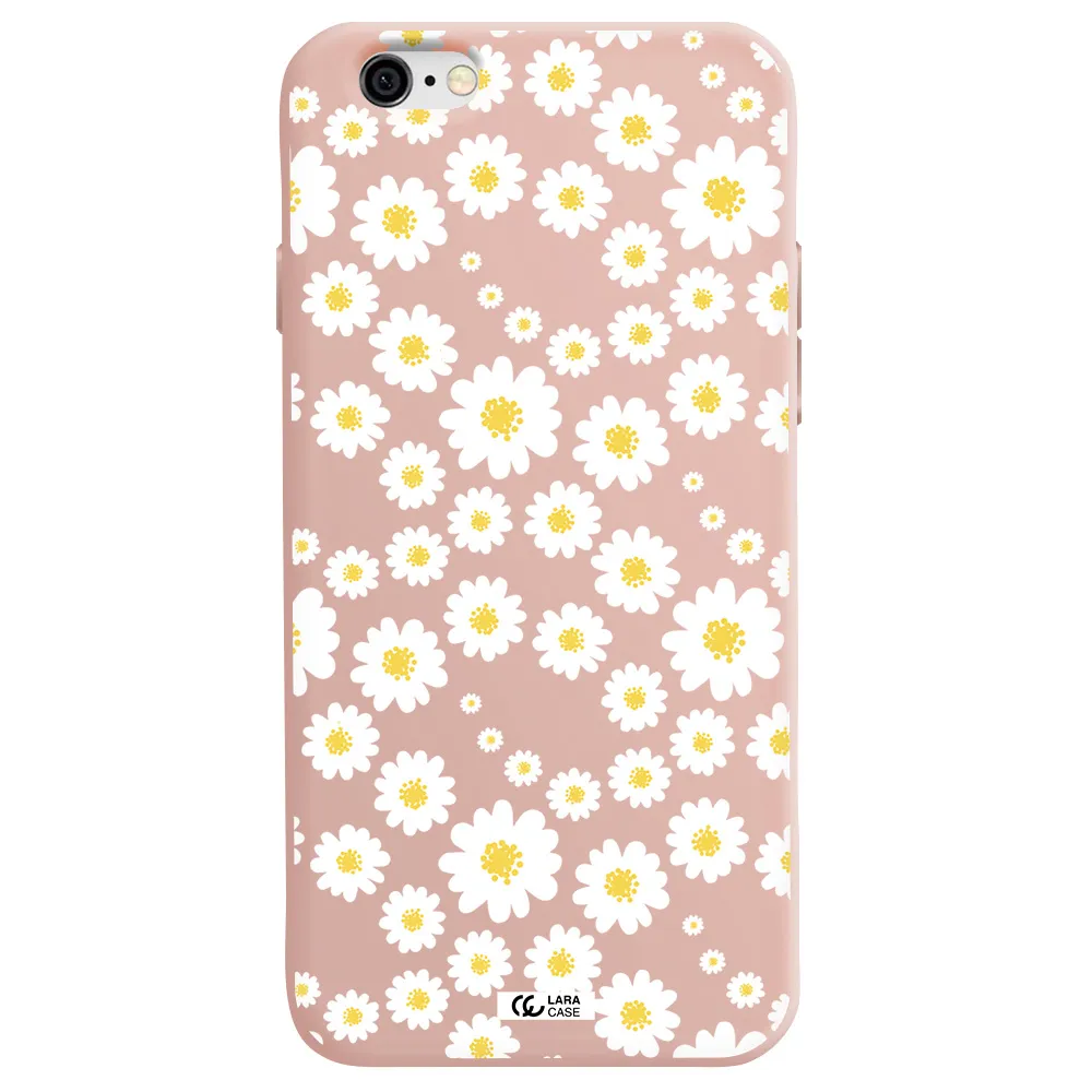 Papatia Pattern Apple iPhone 6 Silicone pastel pink Case