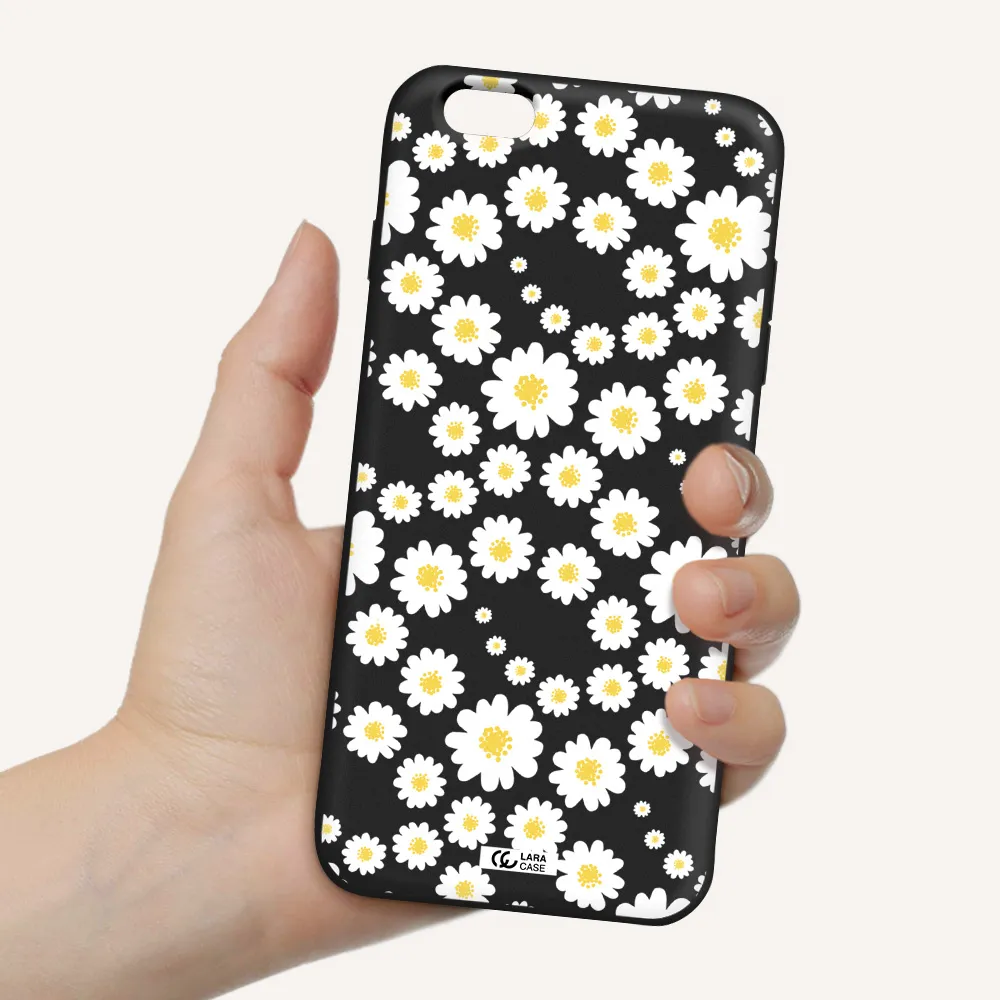 Papatia Pattern Apple iPhone 6S Silicone black Case