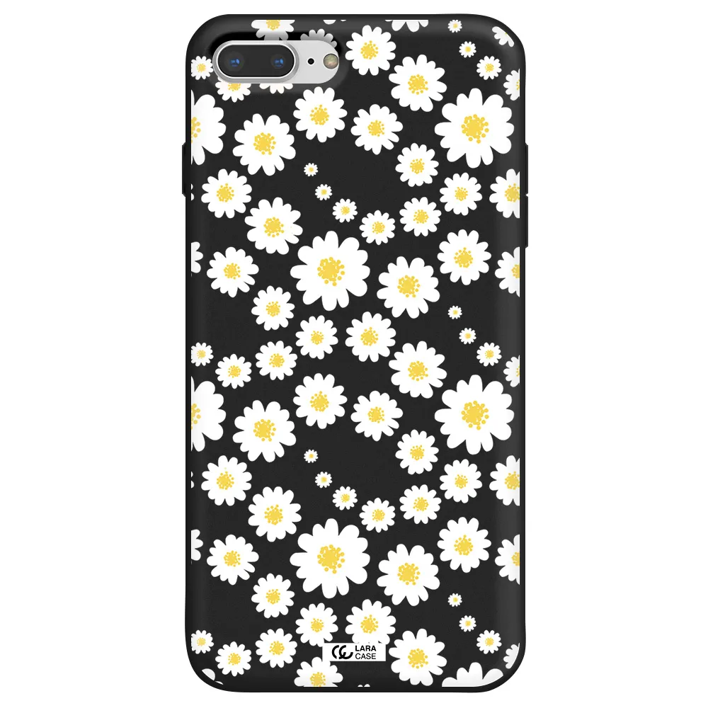 Papatia Pattern Apple iPhone 7 plus Silicone black Case