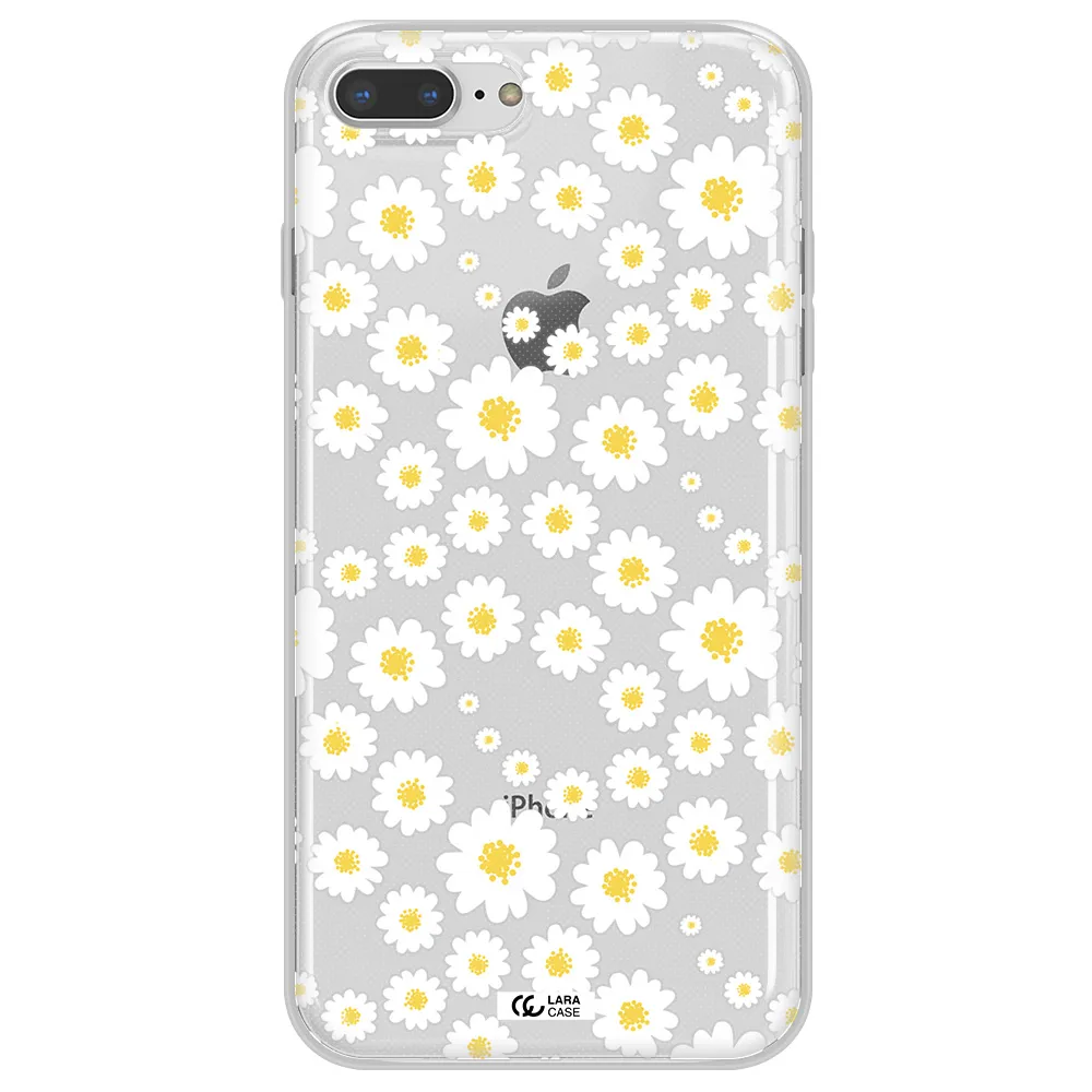 Papatia Pattern Apple iPhone 8 plus Clear TPU Case