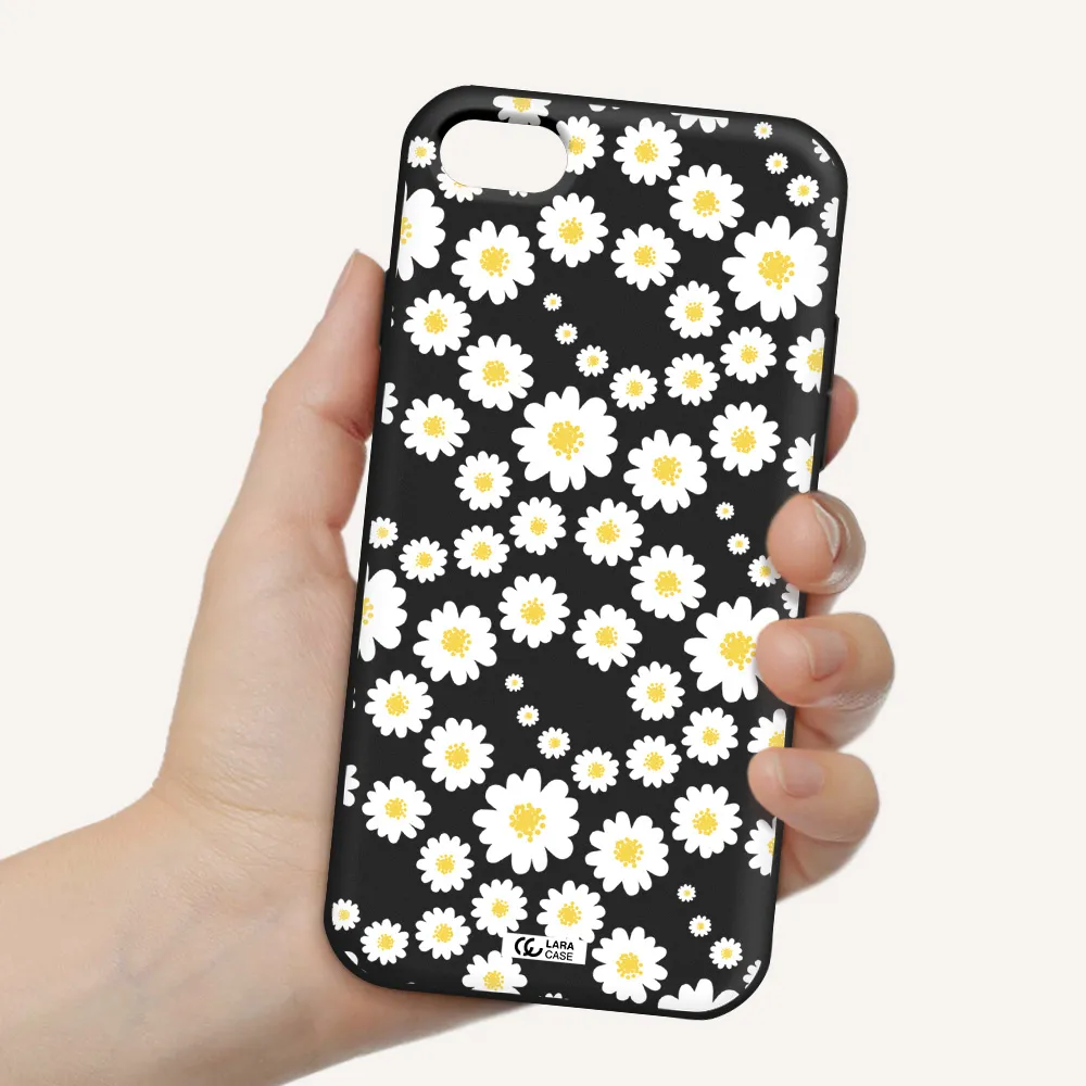 Papatia Pattern Apple iPhone 8 Silicone black Case