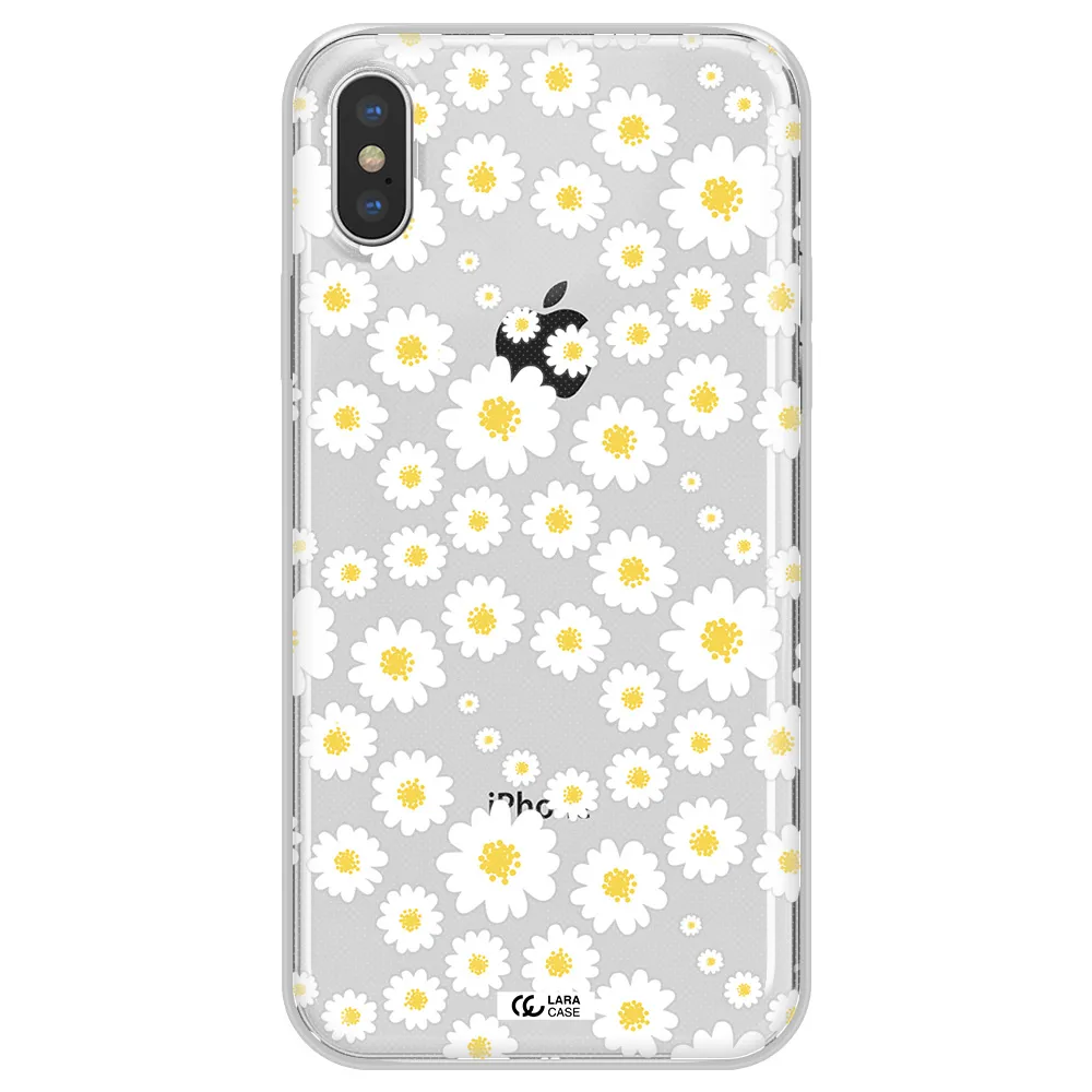 Papatia Pattern Apple iPhone X Clear TPU Case