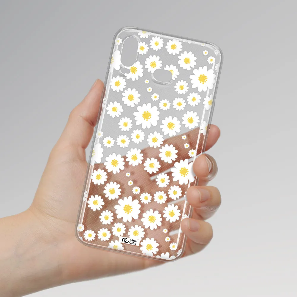 Papatia Pattern Samsung A6S Clear TPU Case